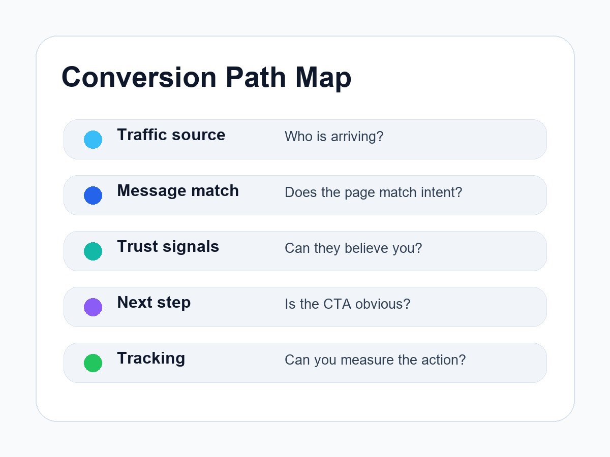 Weak Conversion Path Website Gets Traffic But No Leads? Fix the Conversion Path